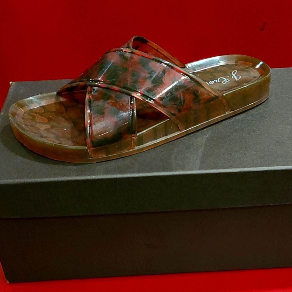 J. Crew Tortoise Pool Slides